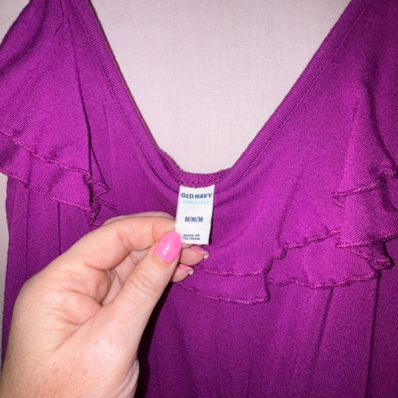 Old Navy Vibrant Purple Maxi Dress - Picture 3 of 12